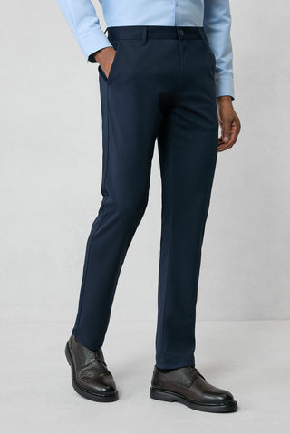  Koyu Lacivert Regular Fit Standart Kesim 4 Mevsim Esnek Chino Spor Pantolon