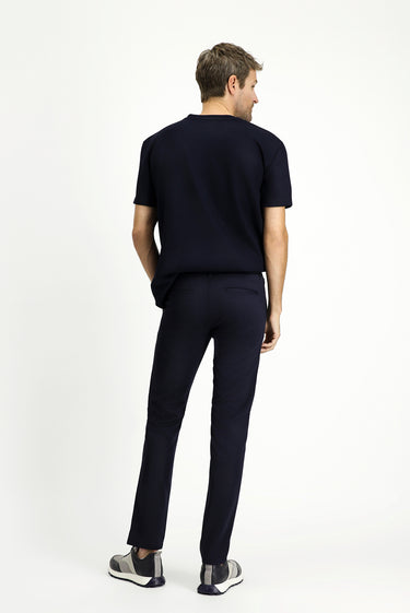 Koyu Lacivert Super Slim Fit Ekstra Dar Kesim Kanvas / Chino Pantolon