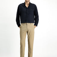 Açık Bej 4 Drop Relaxed Fit Rahat Kesim Kanvas / Chino Pantolon