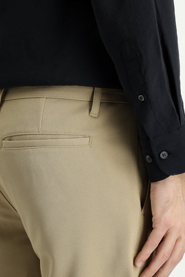 Açık Bej 7 Drop Slim Fit Dar Kesim Kanvas / Chino Pantolon
