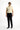 Siyah Regular Fit Likralı Denim Pantolon
