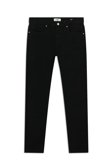 Siyah Slim Fit Dar Kesim Likralı Denim Pantolon