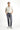 Orta Gri Regular Fit Likralı Denim Pantolon