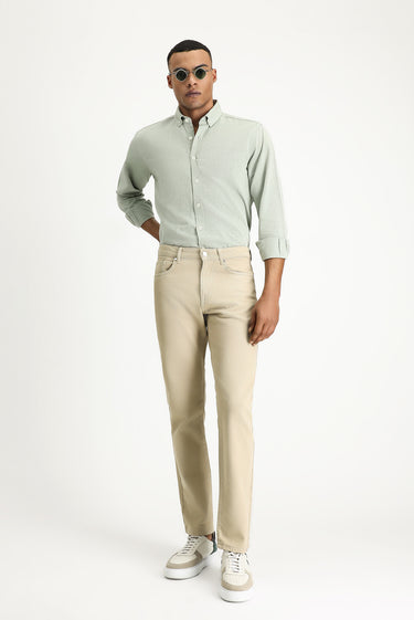  Camel Regular Fit Denim Pamuk Pantolon