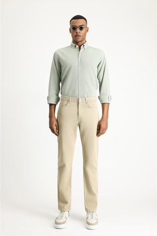  Camel 6 Drop Regular Fit Standart Kesim Denim Pamuk Pantolon