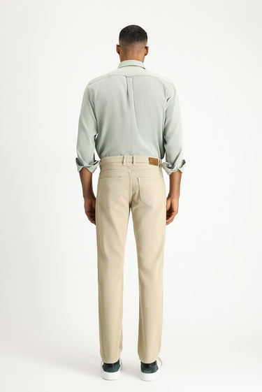Camel Regular Fit Denim Pamuk Pantolon