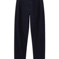 Dark Navy Regular Fit Standard Cut Cotton Denim Trousers