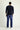 Orta Lacivert Regular Fit Likralı Denim Pantolon