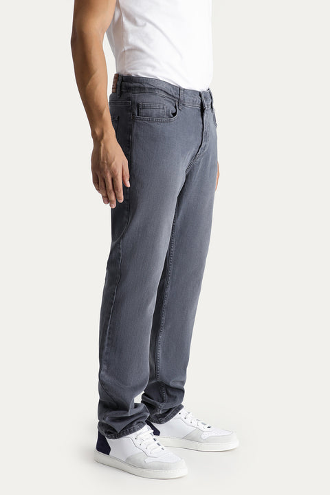 Açık Vizon Regular Fit Standart Kesim Likralı Denim Pantolon