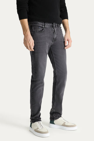  Koyu Antrasit 7 Drop Super Slim Fit Eksra Dar Kesim Likralı Denim Pantolon