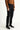 Siyah Regular Fit Likralı Denim Pantolon