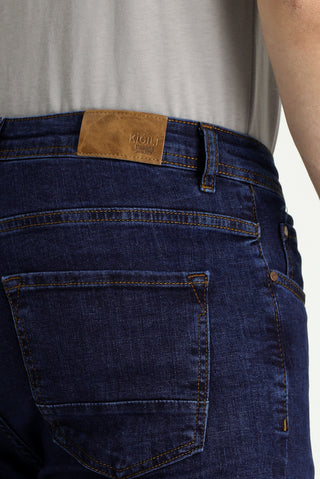  Orta Lacivert 6 Drop Regular Fit Standart Kesim Likralı Denim Pantolon