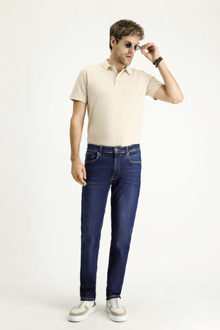  İndigo 7 Drop Super Slim Fit Eksra Dar Kesim Likralı Denim Pantolon