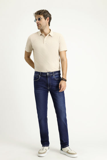 İndigo Super Slim Fit Ekstra Dar Kesim Likralı Denim Pantolon