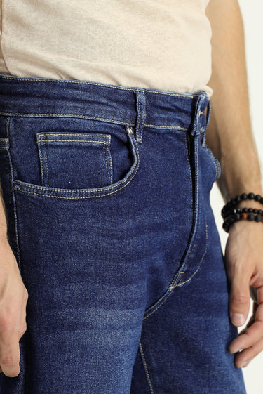 İndigo Super Slim Fit Ekstra Dar Kesim Likralı Denim Pantolon