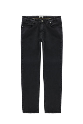  Orta Antrasit 6 Drop Regular Fit Standart Kesim Likralı Denim Pantolon