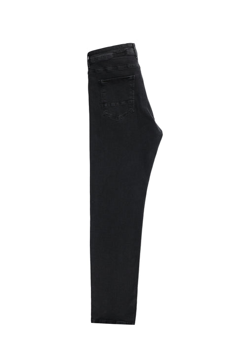 Orta Antrasit Regular Fit Standart Kesim Likralı Denim Pantolon