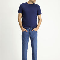 Açık Mavi Slim Fit Dar Kesim Likralı Denim Pantolon