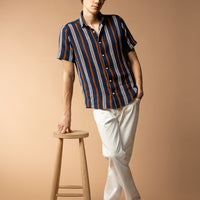 Ekru Regular Fit Likralı Denim Pantolon