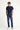 Koyu İndigo Regular Fit Likralı Denim Pantolon
