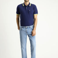 Açık Mavi Slim Fit Dar Kesim Likralı Denim Pantolon