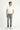 Orta Gri Slim Fit Dar Kesim Likralı Denim Pantolon