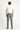 Orta Gri Slim Fit Dar Kesim Likralı Denim Pantolon
