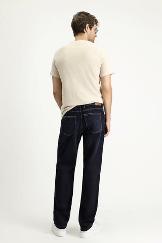  Koyu Lacivert 6 Drop Regular Fit Standart Kesim Likralı Denim Pantolon