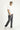 Orta Füme Regular Fit Likralı Denim Pantolon