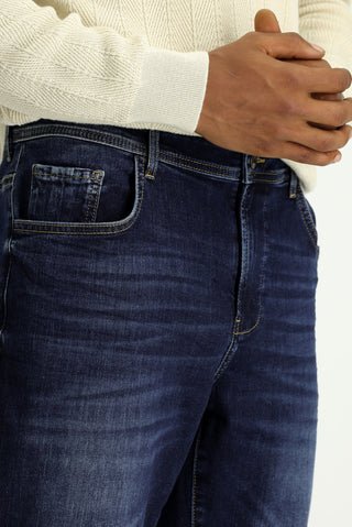  İndigo 6 Drop Regular Fit Standart Kesim Likralı Denim Pantolon