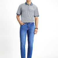 İndigo 7 Drop Slim Fit Dar Kesim Likralı Denim Pantolon