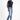 Koyu Lacivert Slim Fit Dar Kesim Likralı Denim Pantolon