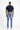 Koyu Lacivert Slim Fit Dar Kesim Likralı Denim Pantolon