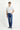 Koyu Mavi  Slim Fit Dar Kesim Likralı Denim Pantolon