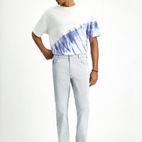 Açık Mavi 7 Drop Slim Fit Dar Kesim Likralı Denim Pantolon