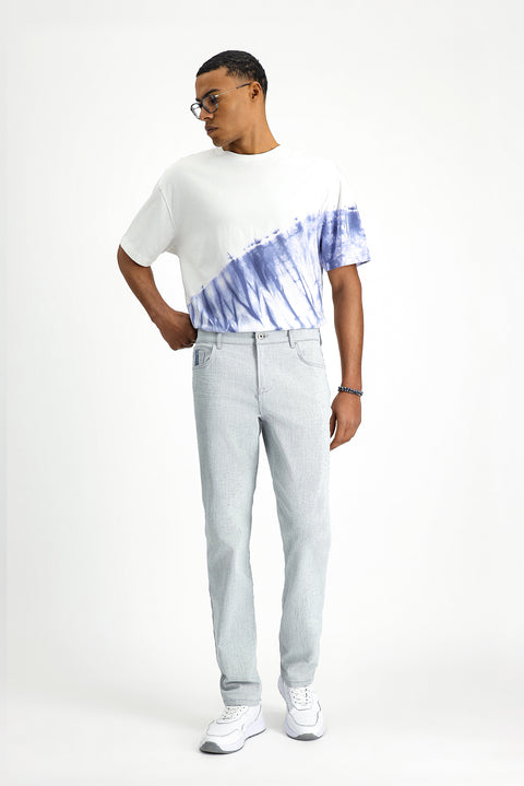 Açık Mavi 7 Drop Slim Fit Dar Kesim Likralı Denim Pantolon