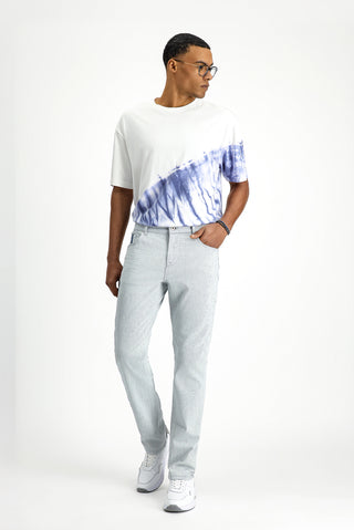  Açık Mavi 7 Drop Slim Fit Dar Kesim Likralı Denim Pantolon