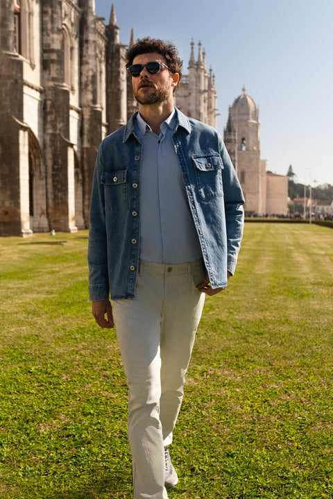 Yavru Ağzı 7 Drop Slim Fit Dar Kesim Likralı Denim Pantolon