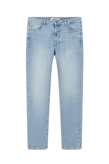 Açık Mavi Regular Fit Likralı Denim Pantolon