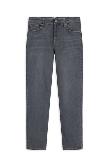  Orta Gri Slim Fit Dar Kesim Likralı Denim Pantolon