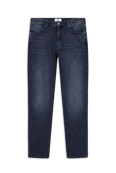 Koyu Mavi  Regular Fit Likralı Denim Pantolon