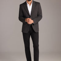 Siyah Regular Fit Likralı Denim Pantolon