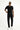 Siyah Regular Fit Likralı Denim Pantolon