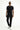 Siyah Slim Fit Dar Kesim Likralı Denim Pantolon