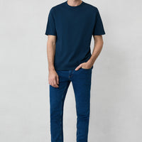 İndigo Relaxed Fit Rahat Kesim Pamuklu Likralı Esnek 4 Mevsim Denim Pantolon