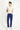 İndigo Relaxed Fit Rahat Kesim Likralı Denim Pantolon
