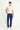 İndigo Regular Fit Likralı Denim Pantolon