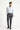 Koyu Füme Super Slim Fit Ekstra Dar Kesim Likralı Beli Lastikli İpli Klasik Kumaş Pantolon