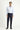  Koyu Lacivert Super Slim Fit Ekstra Dar Kesim Desenli Likralı Klasik Kumaş Pantolon