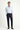  Koyu Lacivert Super Slim Fit Ekstra Dar Kesim Desenli Likralı Klasik Kumaş Pantolon